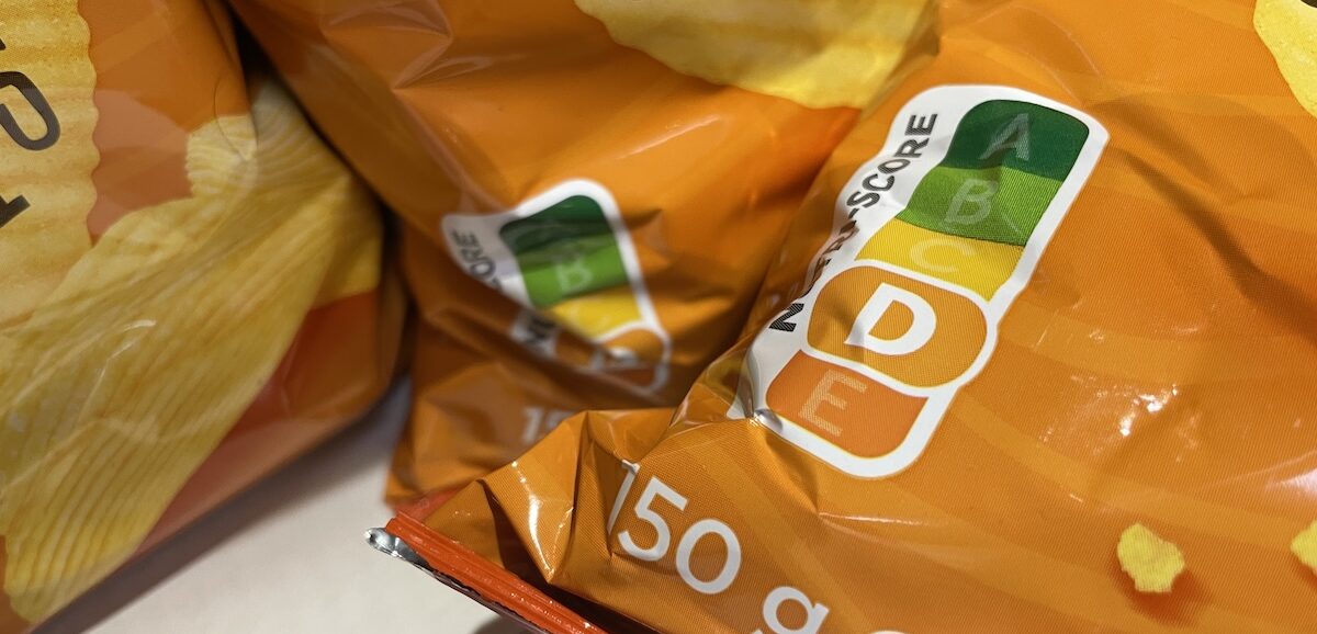 Nutri-Score jelzés egy terméken